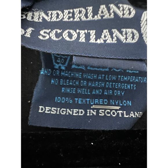 Sunderland of Scotland Fiddlers Elbow black long sleeve vneck windbreaker XL - Picture 5 of 7
